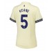 Everton Michael Keane #5 Bortedrakt Dame 2025-26 Korte ermer